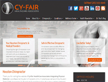 Tablet Screenshot of cyfairhealthcare.com